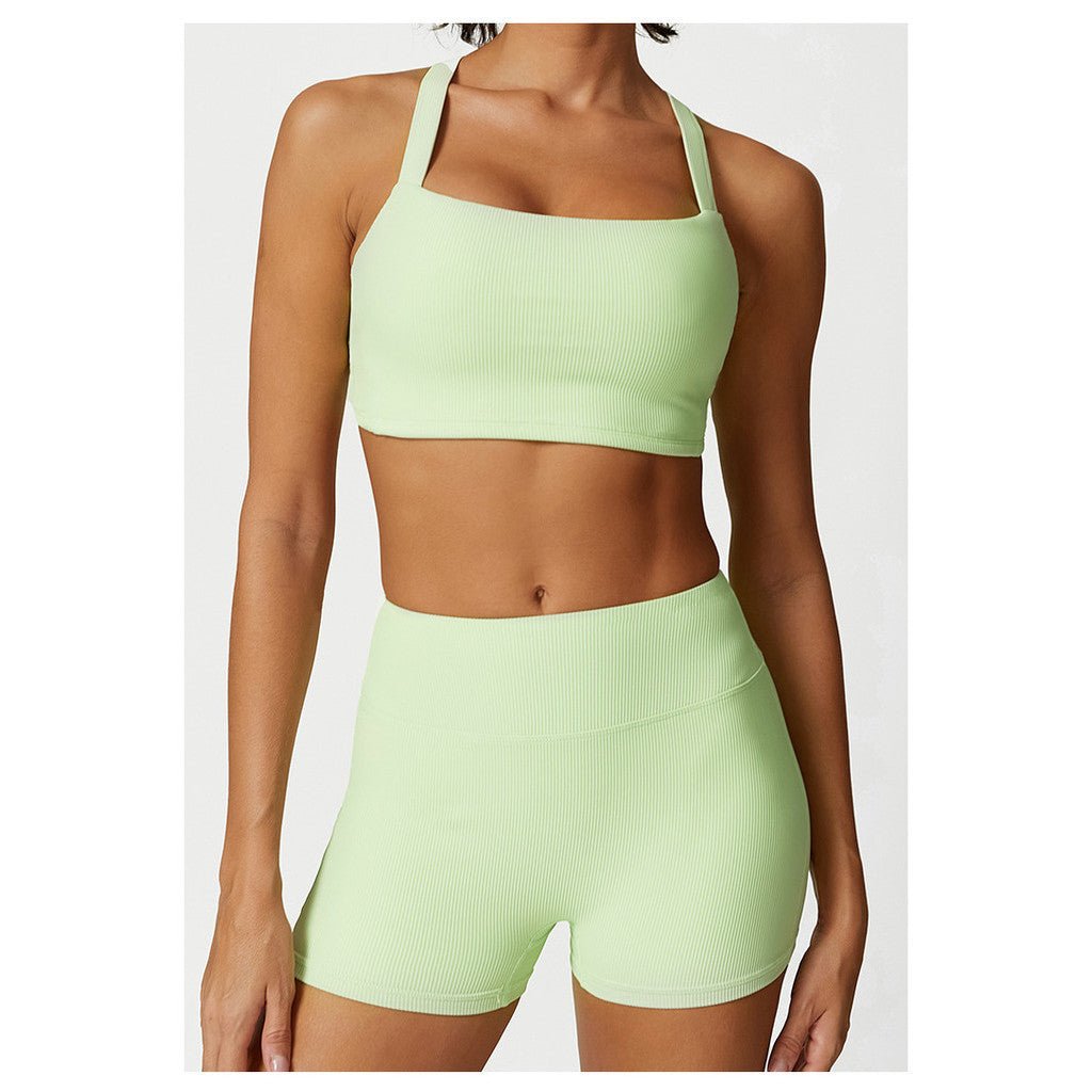 BDCV Stylish Yoga Active Wear Outfit Women High Elastic Sports Fitness Pilate Suit - BodyCarver