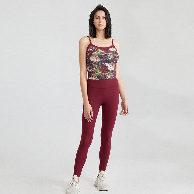 BDCV High Waist Tummy Control Yoga Sports Outfit