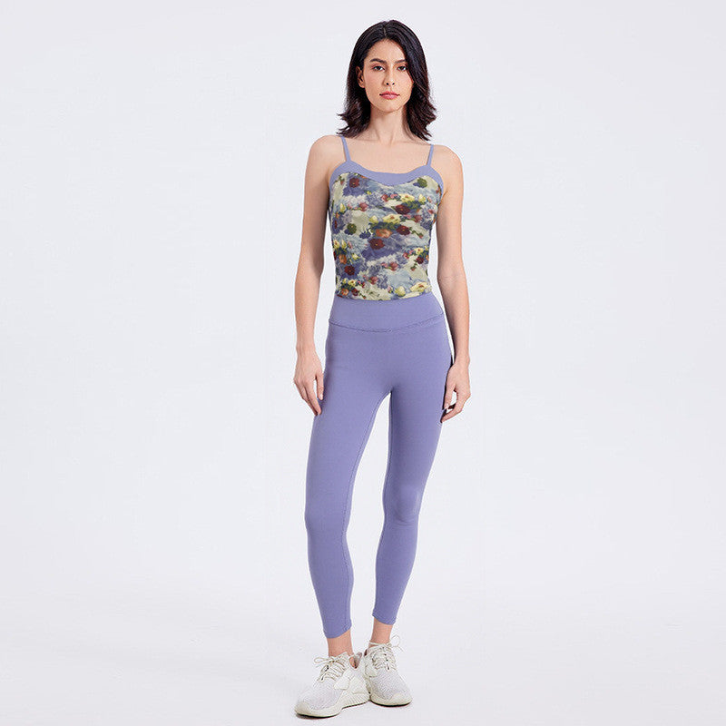 BDCV High Waist Tummy Control Yoga Sports Outfit