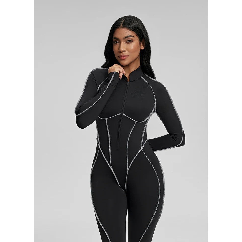 BDCV 25ss Women Sports Yoga Jumpsuit Split Design Build-in Bra One-Piece Bodysuit Yoga Wear