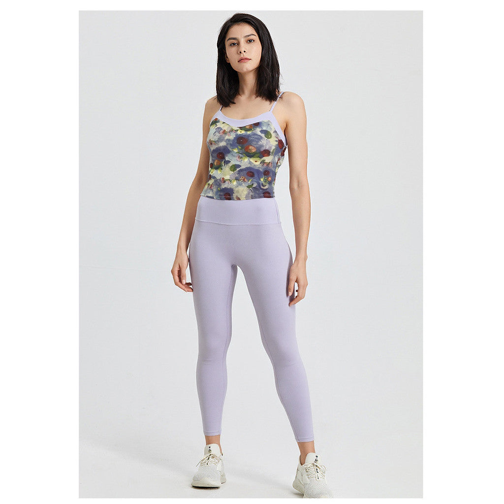 BDCV High Waist Tummy Control Yoga Sports Outfit