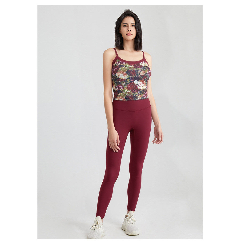 BDCV High Waist Tummy Control Yoga Sports Outfit