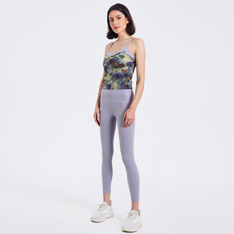BDCV High Waist Tummy Control Yoga Sports Outfit