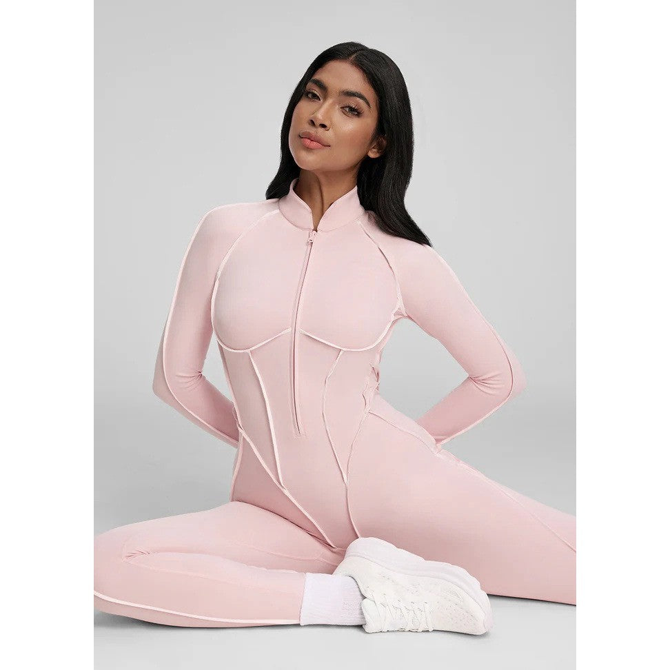 BDCV 25ss Women Sports Yoga Jumpsuit Split Design Build-in Bra One-Piece Bodysuit Yoga Wear