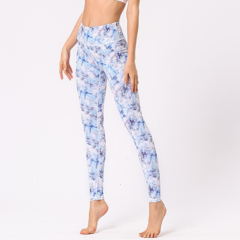BDCV Charming Yoga Pants Women Flower Print Leggings