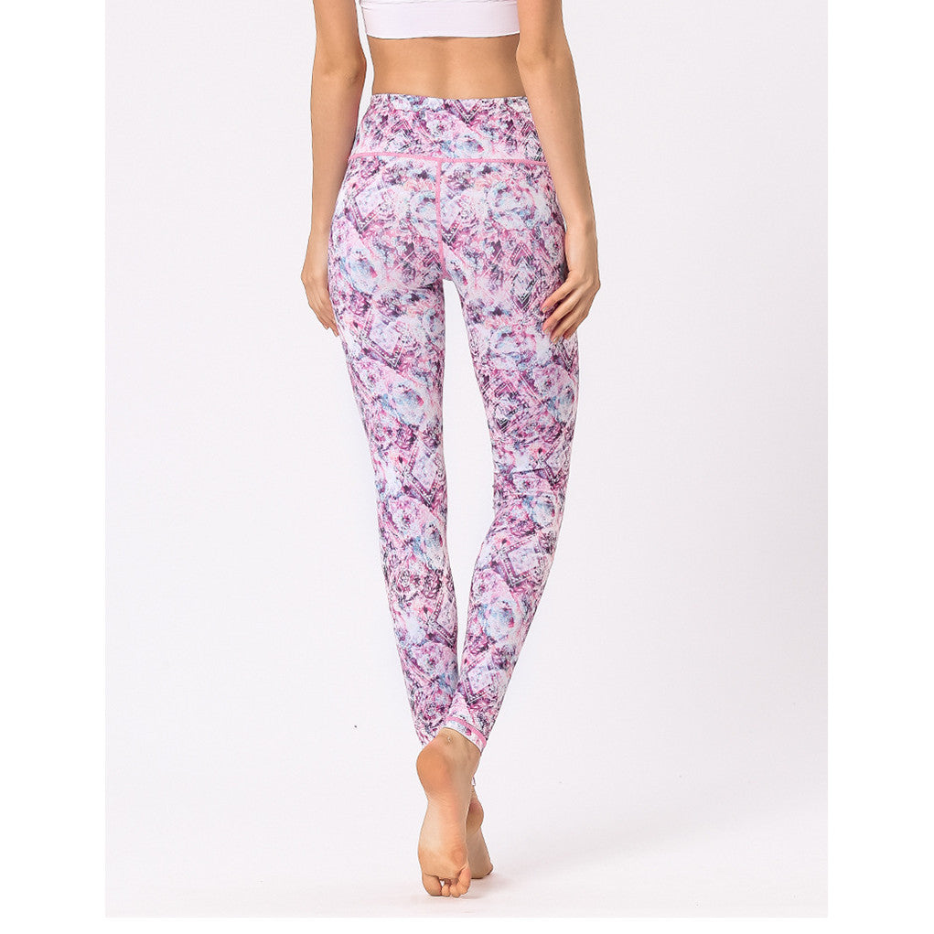 BDCV Charming Yoga Pants Women Flower Print Leggings