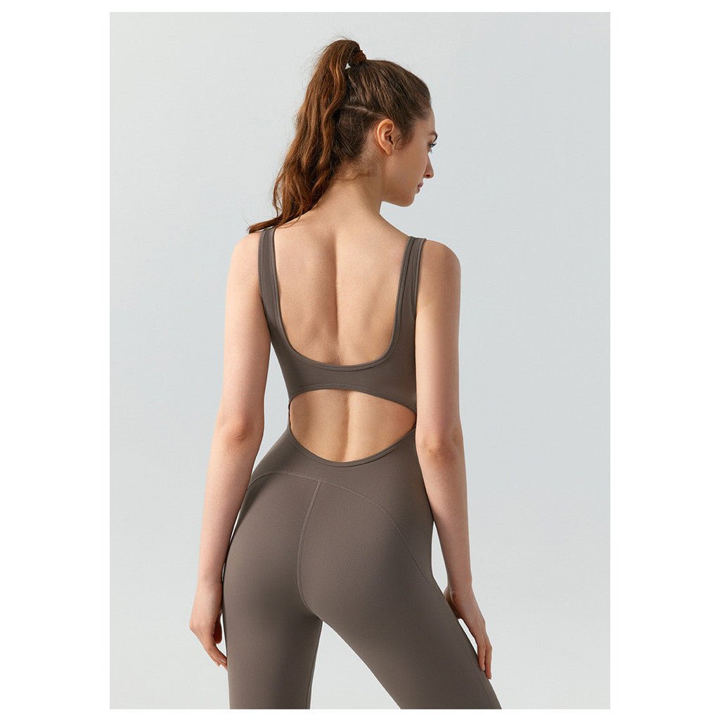 Stylish Yoga Bodysuit Women Buiild - In Bra One - Piece Sports Outfit Jumpsuit - BodyCarver