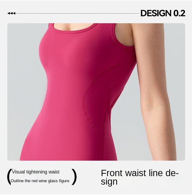 Stylish Yoga Bodysuit Women Buiild - In Bra One - Piece Sports Outfit Jumpsuit - BodyCarver