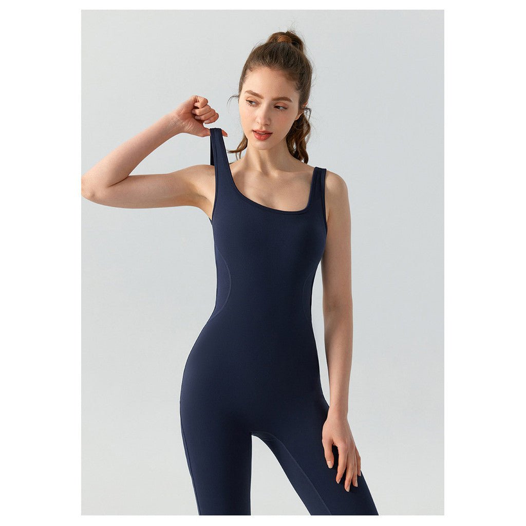 Stylish Yoga Bodysuit Women Buiild - In Bra One - Piece Sports Outfit Jumpsuit - BodyCarver