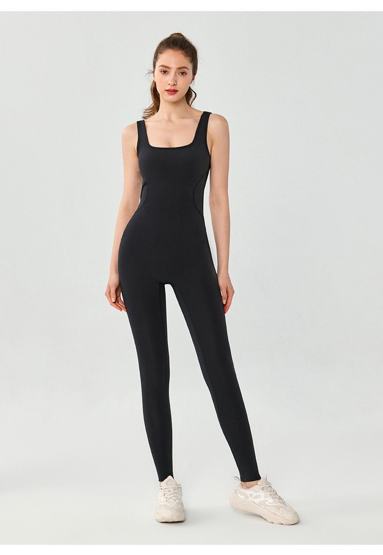 Stylish Yoga Bodysuit Women Buiild - In Bra One - Piece Sports Outfit Jumpsuit - BodyCarver