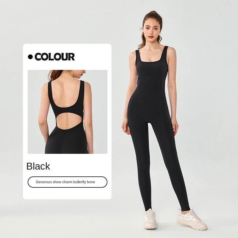 Stylish Yoga Bodysuit Women Buiild - In Bra One - Piece Sports Outfit Jumpsuit - BodyCarver