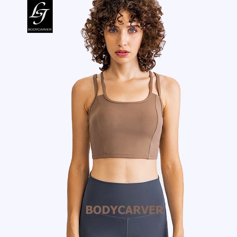 BC 22ss Sports Bra Women Yoga Top with Pad High Support Buttery Sports Camisole WB015 - BodyCarver