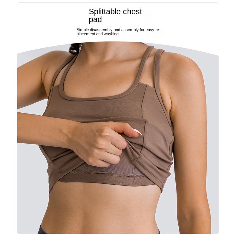 BC 22ss Sports Bra Women Yoga Top with Pad High Support Buttery Sports Camisole WB015 - BodyCarver
