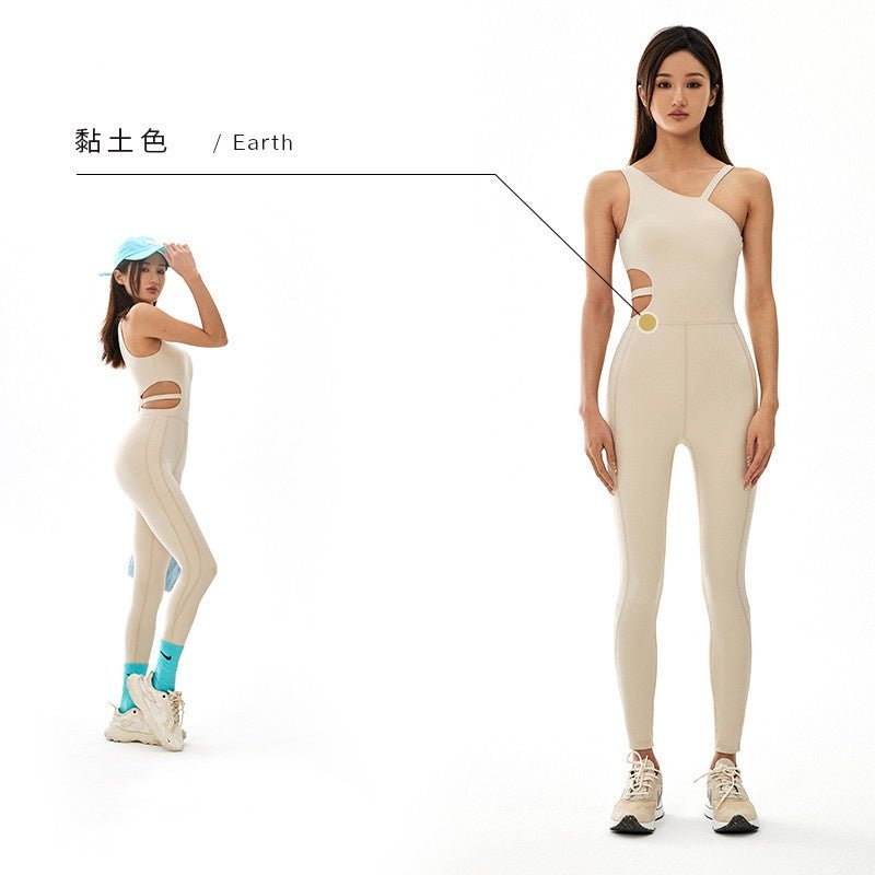 BC 22ss Yoga Jumpsuit Women Fitness Unitards Padded Buttery One-piece Yoga Bodysuit WJ021 - BodyCarver