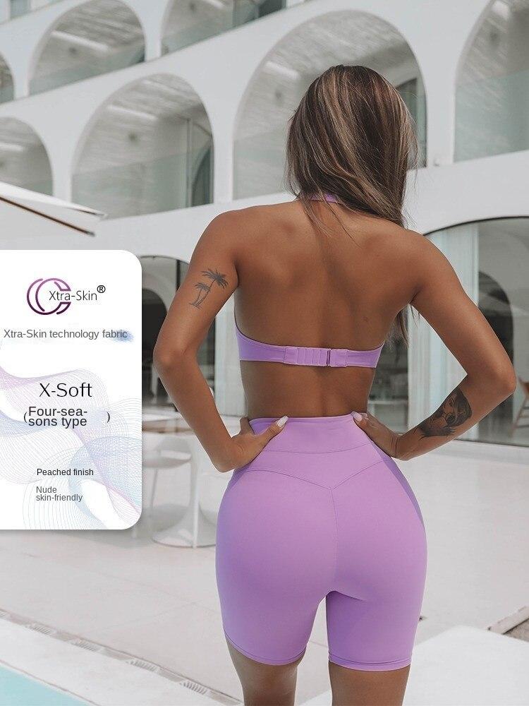 BC Beauty Back Design Women Jumpsuit Buttery Sports Suit All-in-one Yoga Jumpsuit WJ016 - BodyCarver