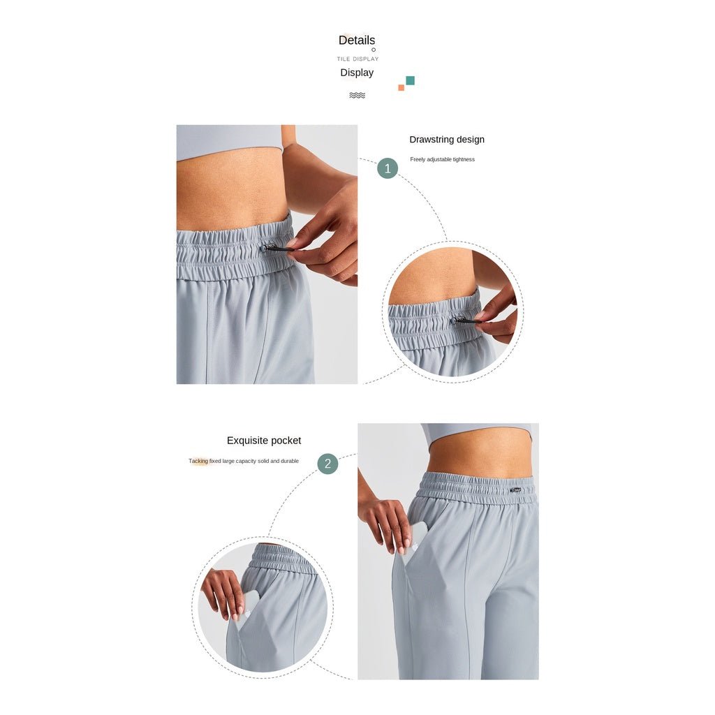 BC Casual Pants Women Athleisure Sports Workout Pant Loose Running Fitness Long Pants WP014 - BodyCarver