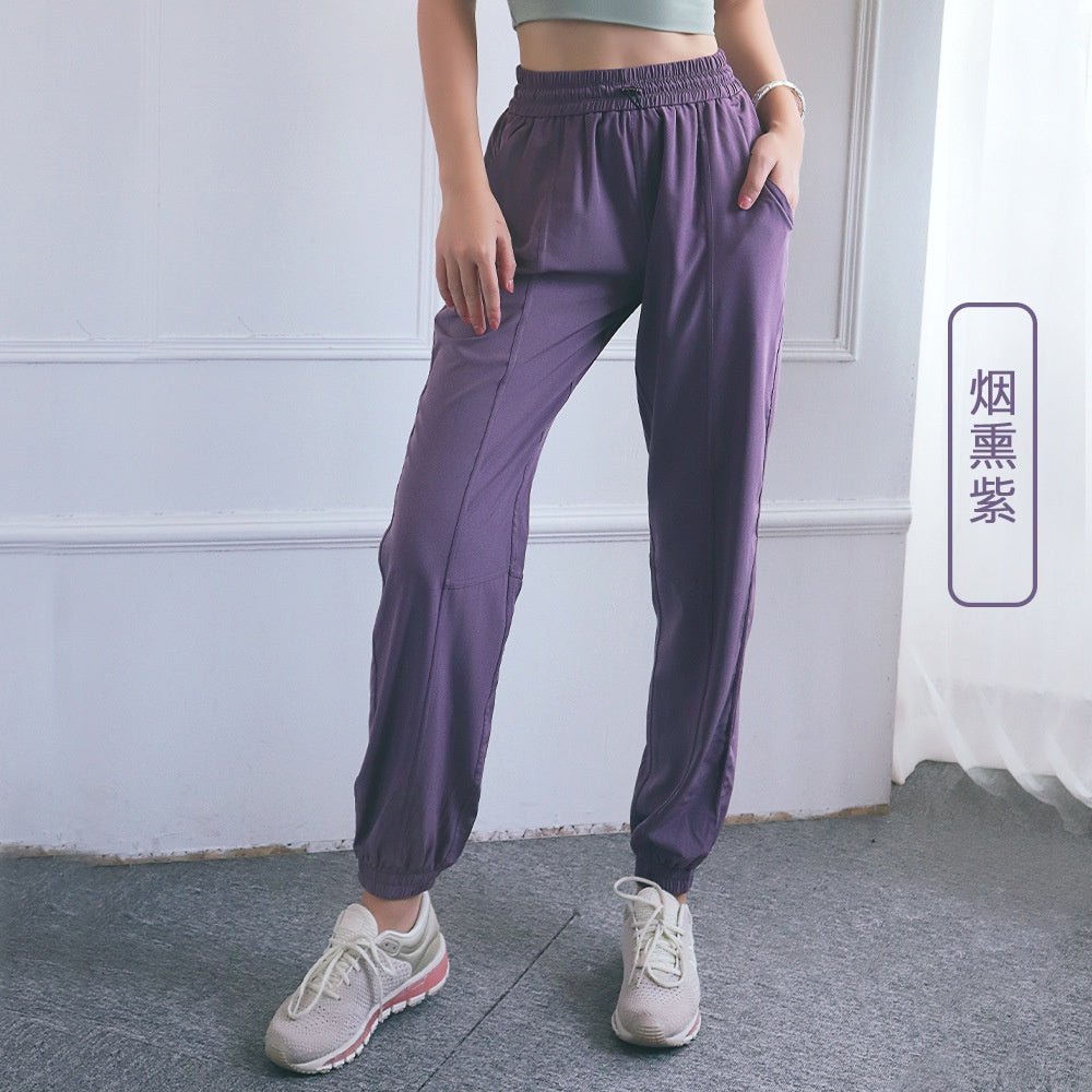 BC Casual Pants Women Athleisure Sports Workout Pant Loose Running Fitness Long Pants WP014 - BodyCarver