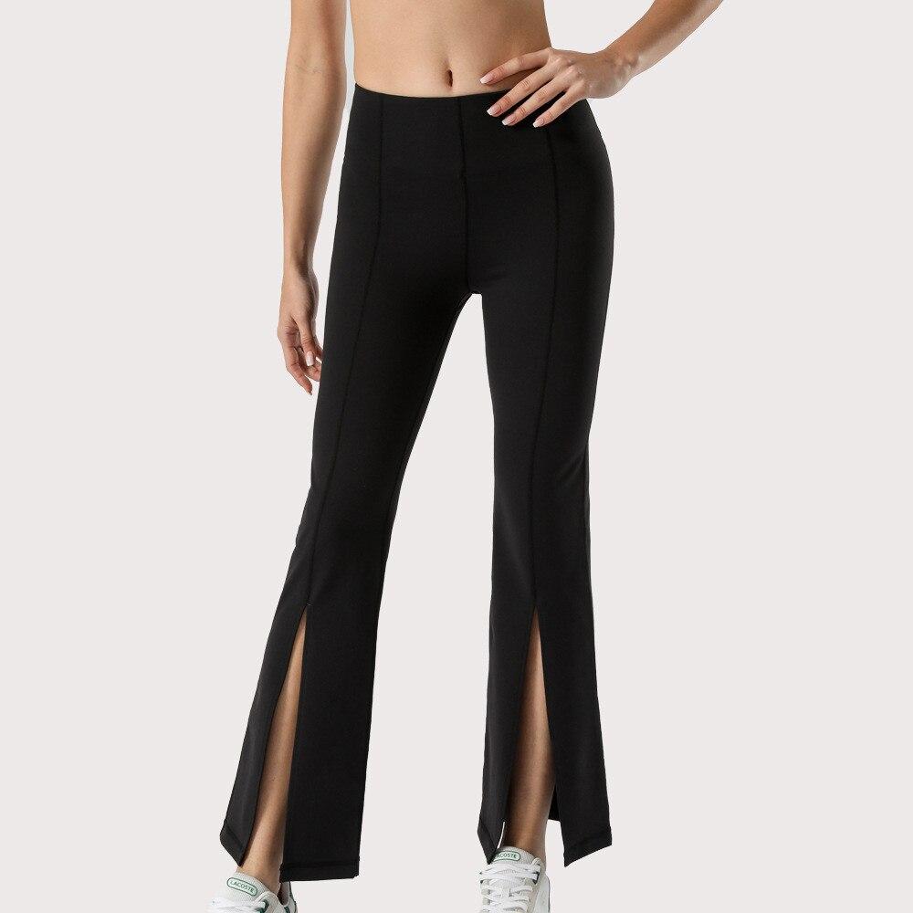BC Design Women Flared Casual Trousers Elastic Yoga Leggings WP010 - BodyCarver