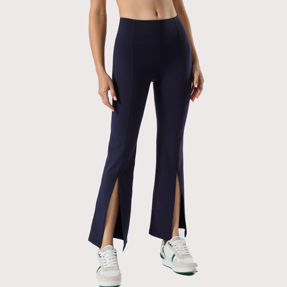 BC Design Women Flared Casual Trousers Elastic Yoga Leggings WP010 - BodyCarver