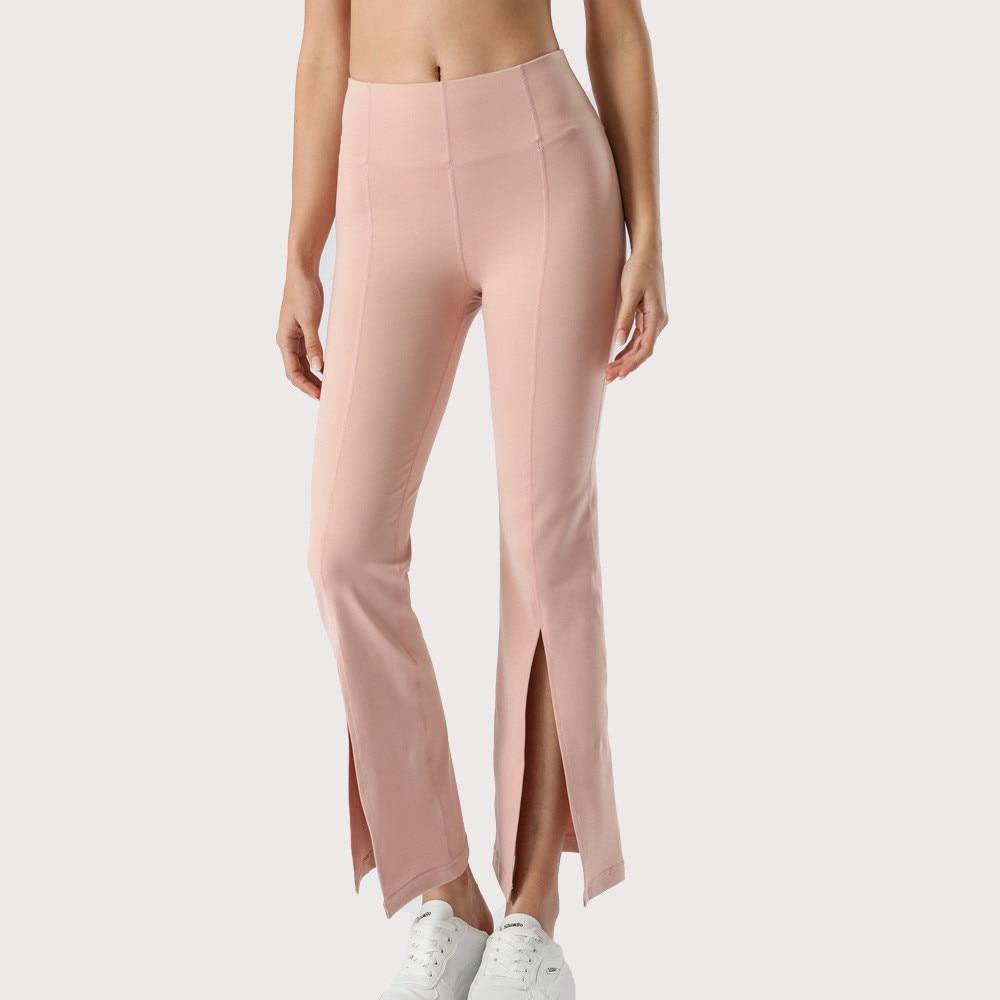 BC Design Women Flared Casual Trousers Elastic Yoga Leggings WP010 - BodyCarver