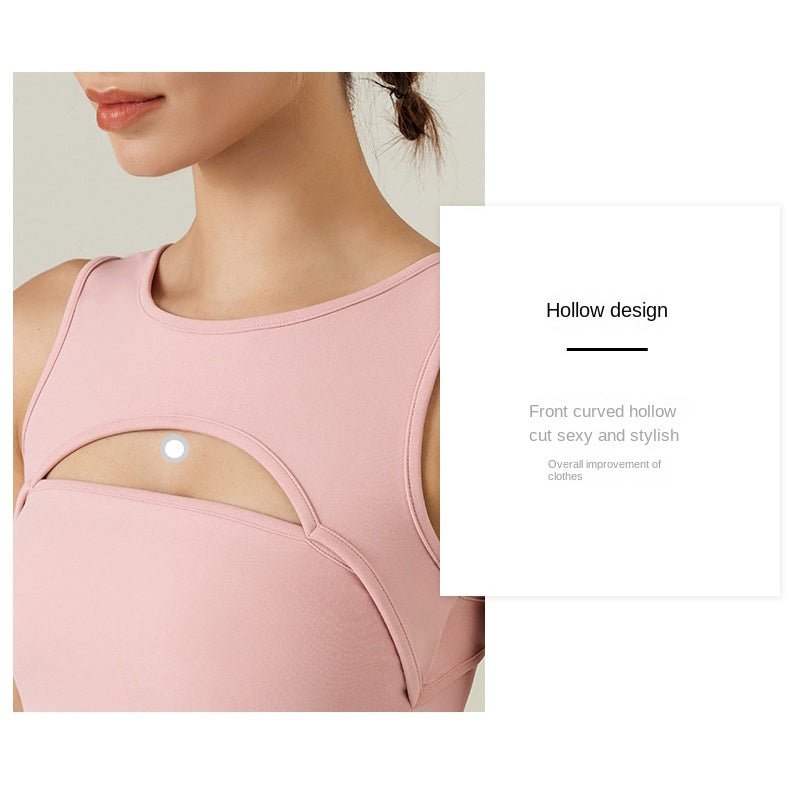 BC Hollow Sports Casual Crop Top Women Fitness Yoga Top with Pad Activewear Women Buttery Daily Tshirt WT016 - BodyCarver