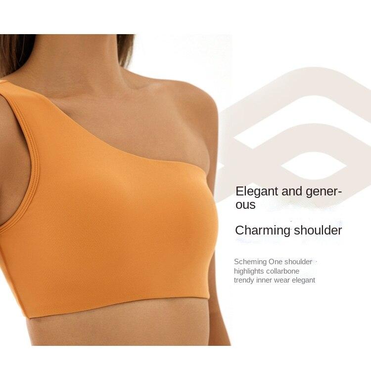 BC New Design Women Single Shoulder Aerial Yoga Jumpsuit Gym Fitness Suit WJ020 - BodyCarver