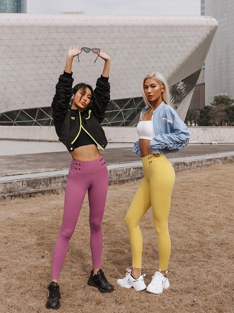 BC New Design Women Sportswear Set High Support Sports Bras Stretch Leggings Yoga Suit WS018 - BodyCarver