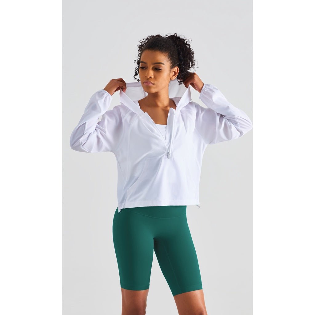BC NEW Sports Hoodies Women Cool Feeling Running Fitness Outfit Light and Breathable Fabric Sunproof Women Hoodie - BodyCarver