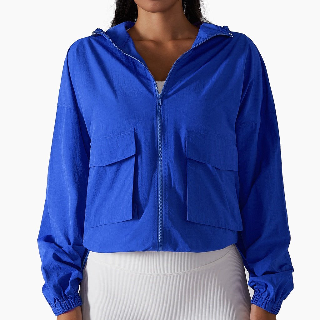 BC New Sports Zipper Jacket Women Hoodie Sun-protective Clothing Women's Running Casual Windbreaker WJK011 - BodyCarver