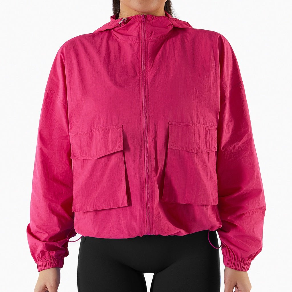 BC New Sports Zipper Jacket Women Hoodie Sun-protective Clothing Women's Running Casual Windbreaker WJK011 - BodyCarver