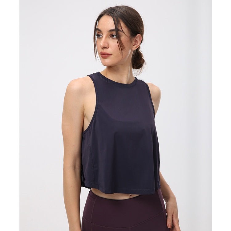 BC Shutter Yoga Vest Women Sports Fitness Top Beauty Back Design Workout Top Elastic Women Vest - BodyCarver