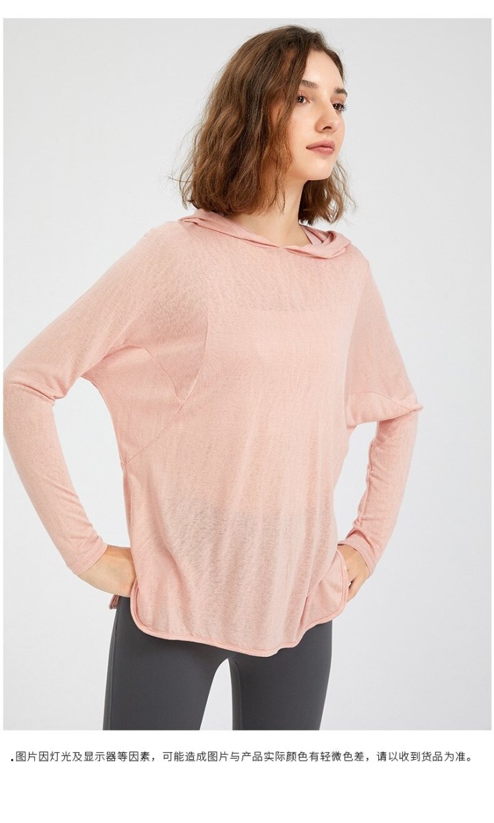 BC Swift Women Casual T-Shirt Yoga Hooded Tees WT010 - BodyCarver