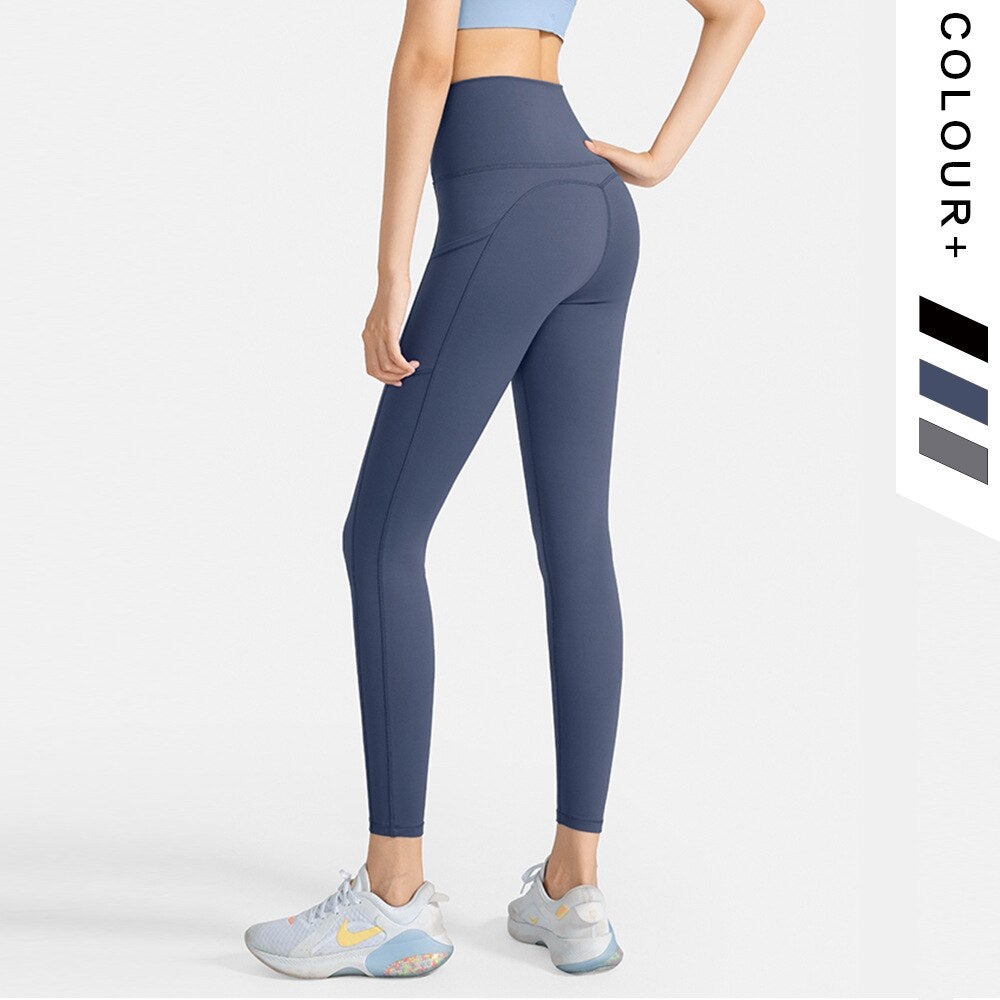 BC Tie Design Women Sports Pant High Waist Leggings Fitness Runnin Pants WP013 - BodyCarver
