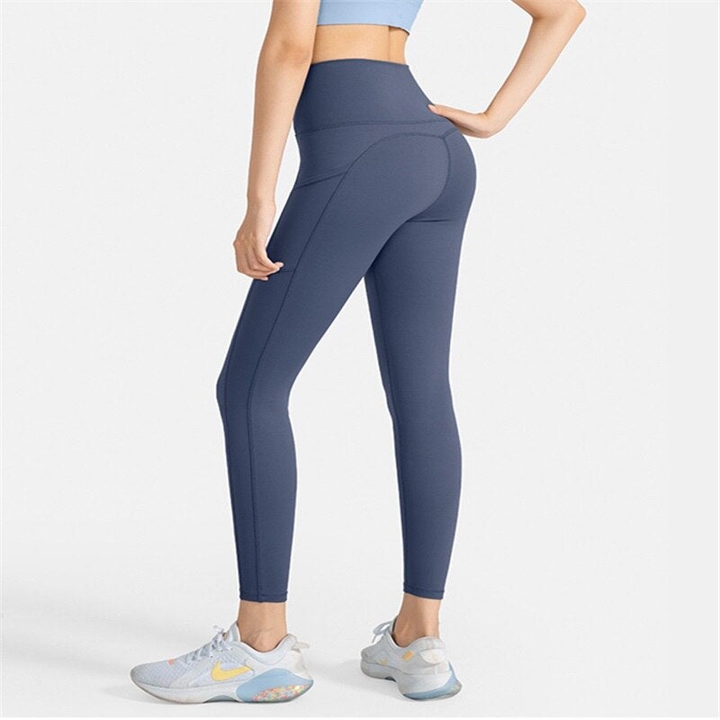 BC Tie Design Women Sports Pant High Waist Leggings Fitness Runnin Pants WP013 - BodyCarver