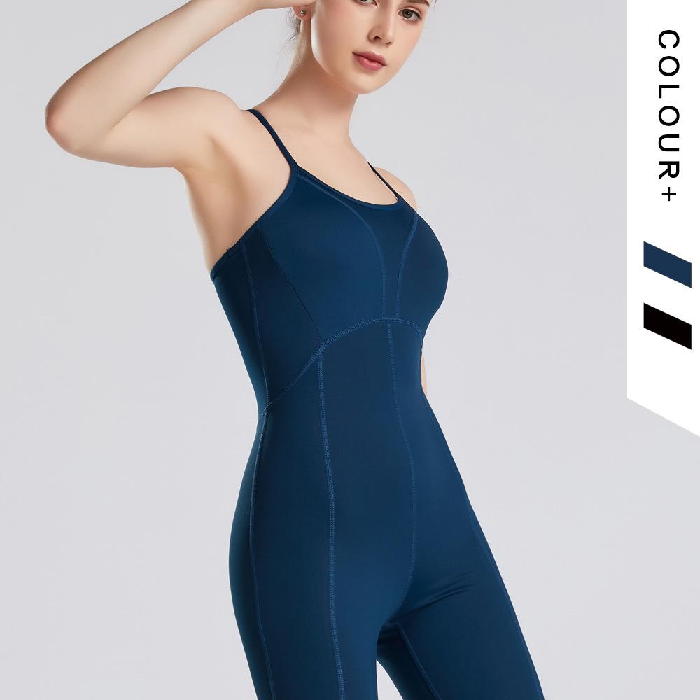 BC Women Aerial Yoga Bodysuit Beauty Back Training Fitness Jumpsuit WJ018 - BodyCarver