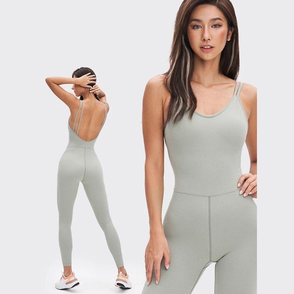 BC Women Beauty Back Yoga Bodysuit with Padded WJ013 - BodyCarver