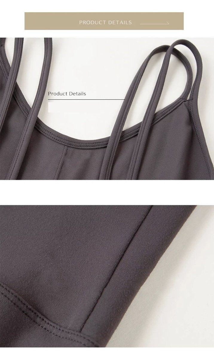 BC Women Beauty Back Yoga Bodysuit with Padded WJ013 - BodyCarver