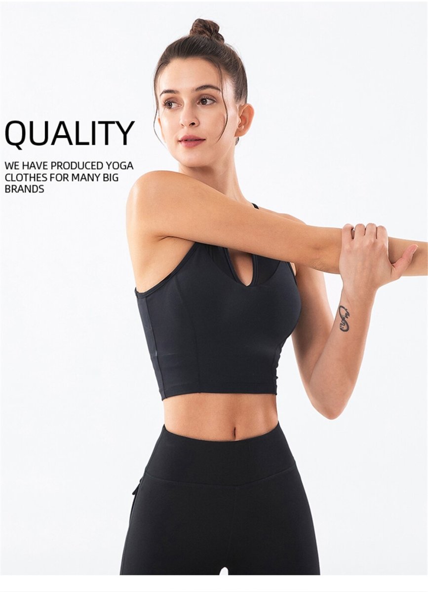 BC Women Push Up Seamless Sports Bra Yoga Gym Brassiere Tank Sports Wear WB010 - BodyCarver