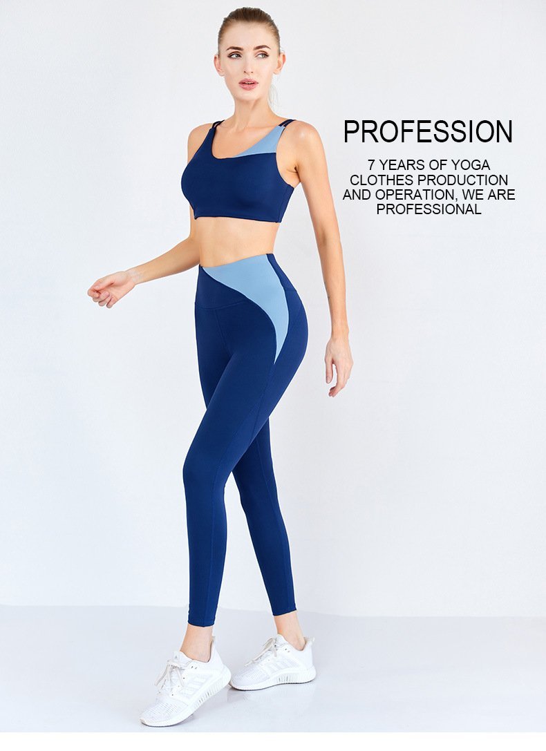 BC Women Seamless Yoga Set Shockproof Sport Bra Workout Leggings WS014 - BodyCarver