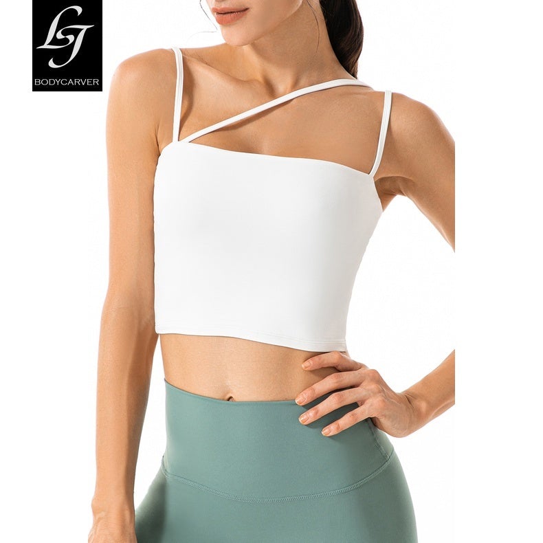 BC Women Sports Bra Running Fitness Bra Thin Shoulder Girdle Beautiful Back Yoga Vest WB014 - BodyCarver