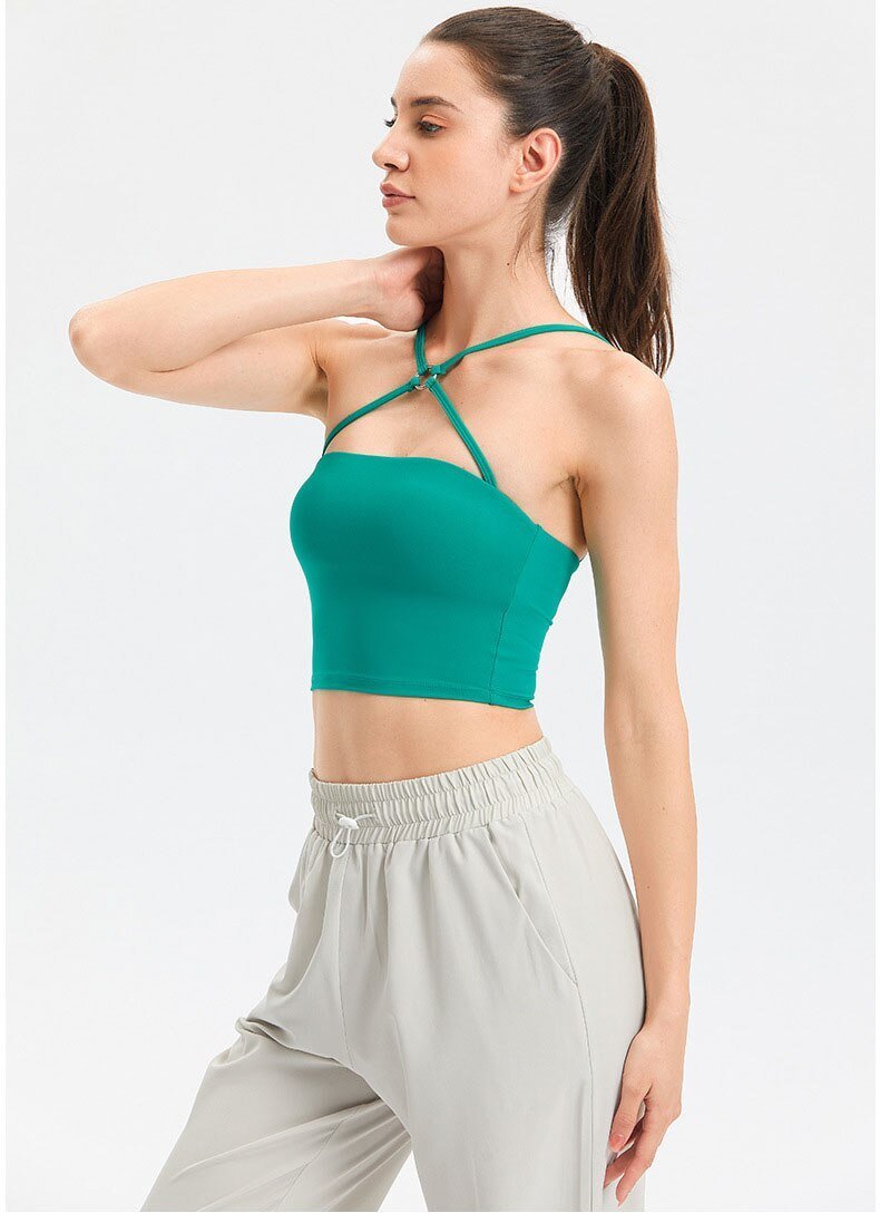BC Women Sports Bra Shoulder Strap Yoga Top Shockproof Brassiers Sportwear WB011 - BodyCarver