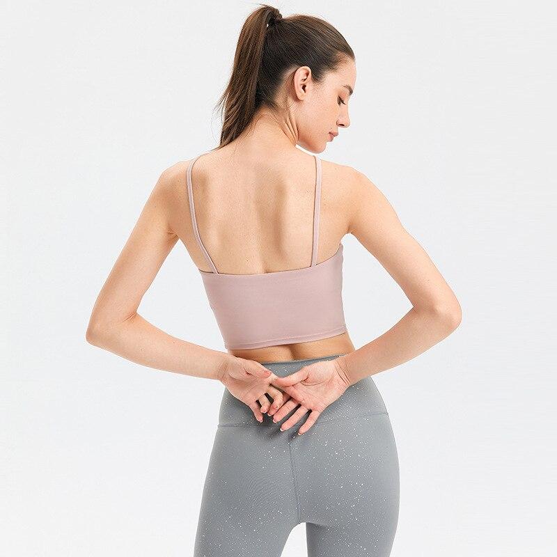 BC Women Sports Bra Shoulder Strap Yoga Top Shockproof Brassiers Sportwear WB011 - BodyCarver