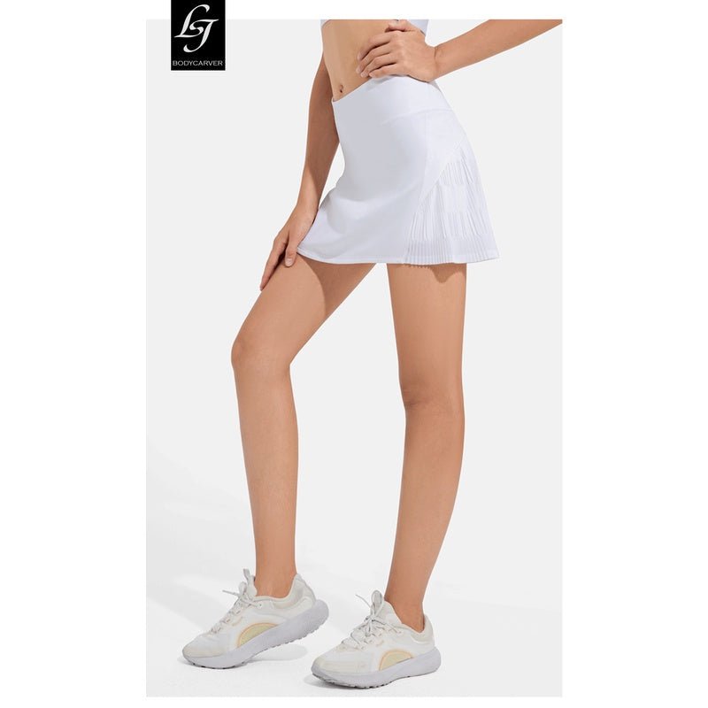 BC Women Tennis Sports Skirt with Liner Fitness Short Skirt WS011 - BodyCarver