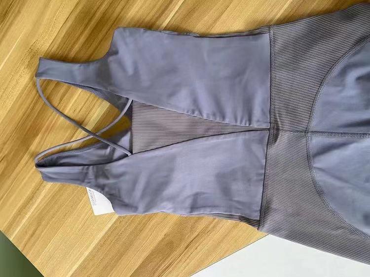BC Women Yoga Sets Sleeveless Padded Back Strap Cross Fitness Jumpsuit WJ014 - BodyCarver