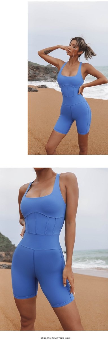 BC Women Yoga Training Jumpsuit PRO Buttery Fabric Sports Fitness Dance Clothes WJ019 - BodyCarver