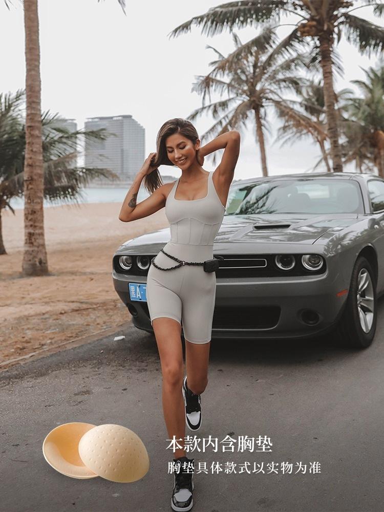 BC Women Yoga Training Jumpsuit PRO Buttery Fabric Sports Fitness Dance Clothes WJ019 - BodyCarver