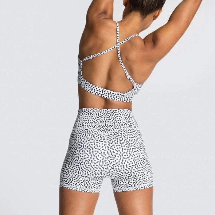 BC Workout Yoga Set Women Fitness Clothing Jogging Gym Clothes Beauty Back Sports Bra Running Bike Shorts WS021 - BodyCarver