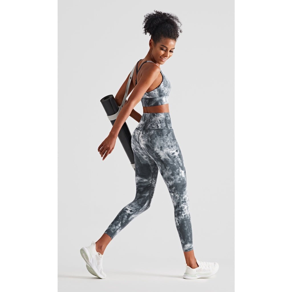 BC ZEBRA Sports Wear Women Ultra Buttery Yoga Pants Tie Dye Sports Bra Fitness Gym Suit Breathable Elastick Excercise Set Wear - BodyCarver