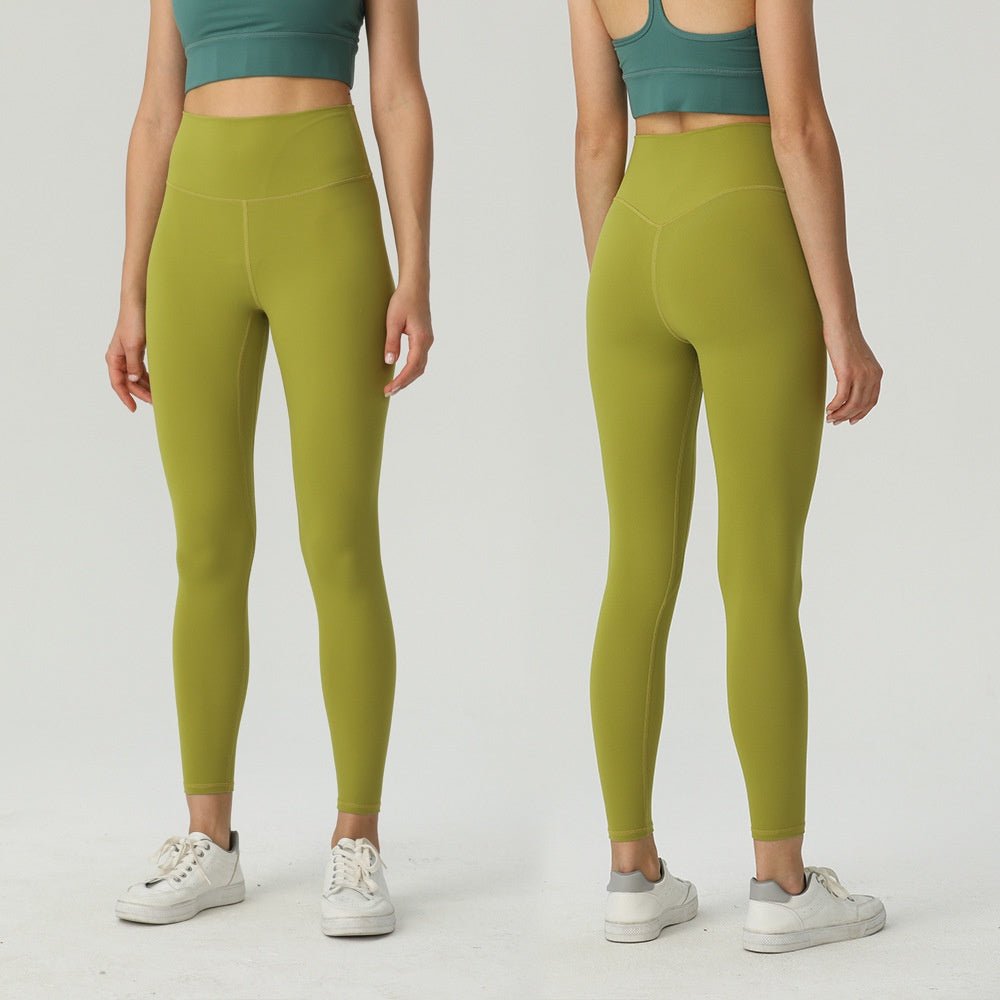 BODYCARVER 3XL Buttery Yoga Pants Women Ultra Elastic Sports Legging With Inside Pocket High Waist Yoga Trousers Soft Nude Feel Yoga Clothes - BodyCarver