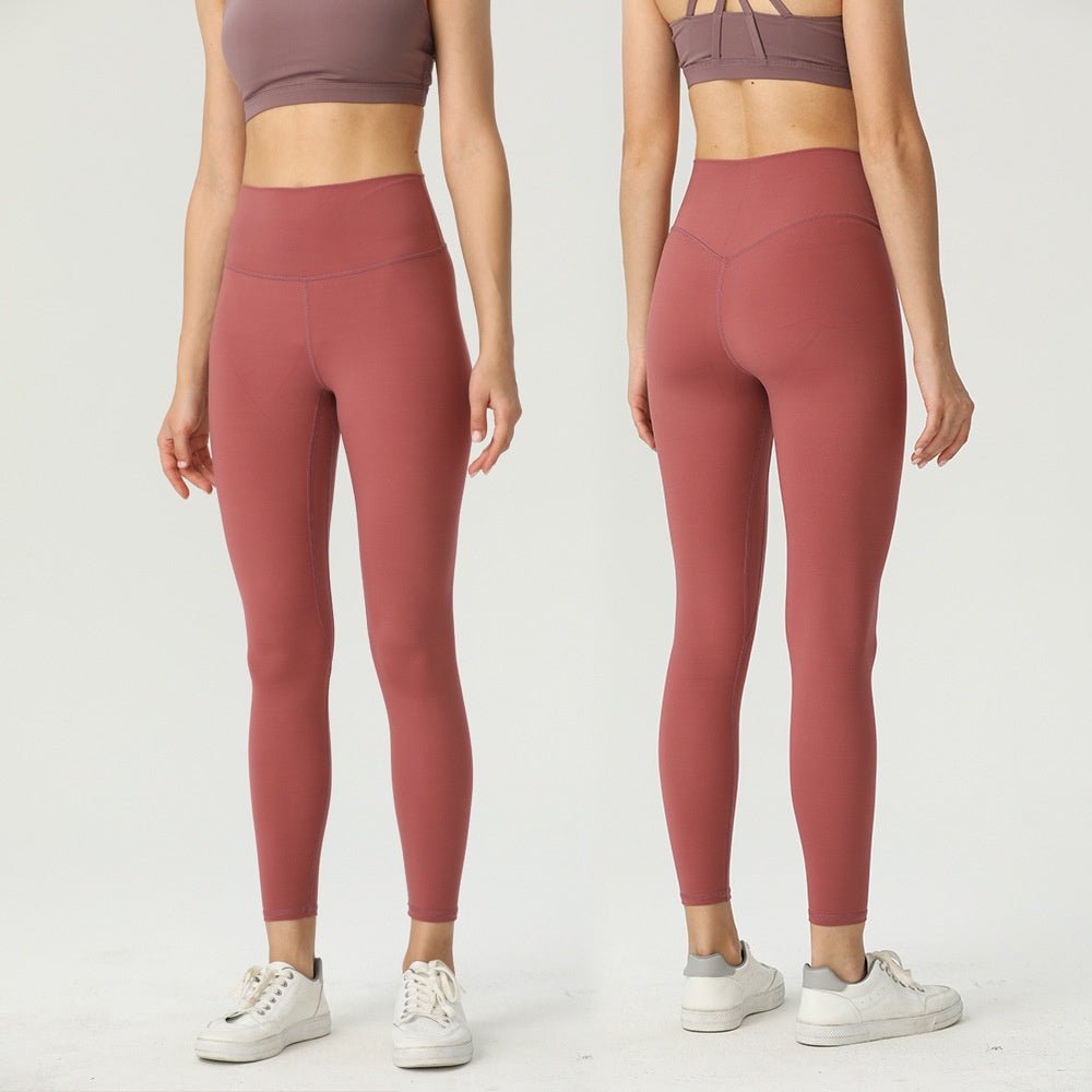 BODYCARVER 3XL Buttery Yoga Pants Women Ultra Elastic Sports Legging With Inside Pocket High Waist Yoga Trousers Soft Nude Feel Yoga Clothes - BodyCarver